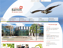 Tablet Screenshot of barnim.de